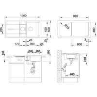 Кухонная мойка Blanco 6 S 517355 - Превью изображения №2 — Интернет-магазин ПроЗаказ