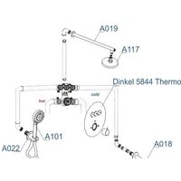 Душевая система  Wasserkraft A175817 - Превью изображения №6 — Интернет-магазин ПроЗаказ