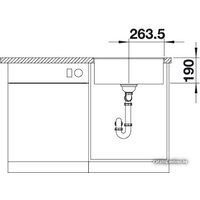 Кухонная мойка Blanco Subline 500-F 525994 (черный) - Превью изображения №4 — Интернет-магазин ПроЗаказ