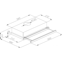 Кухонная вытяжка Zigmund & Shtain K 002.61 W - Превью изображения №2 — Интернет-магазин ПроЗаказ