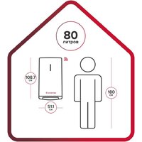 Накопительный электрический водонагреватель Ariston Velis Lux Abse Dry Wifi 80 - Превью изображения №6 — Интернет-магазин ПроЗаказ