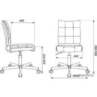 Офисное кресло Бюрократ CH-330M (бежевый) - Превью изображения №5 — Интернет-магазин ПроЗаказ