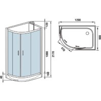 Душевая кабина WeltWasser WW500 Werra 1201 R - Превью изображения №11 — Интернет-магазин ПроЗаказ