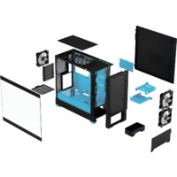 Корпус Fractal Design Pop Air RGB Cyan Core TG Clear Tint FD-C-POR1A-02 - Превью изображения №2 — Интернет-магазин ПроЗаказ