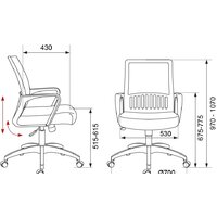Офисное кресло Бюрократ MC-201/TW-11 (черный) - Превью изображения №6 — Интернет-магазин ПроЗаказ
