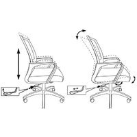 Офисное кресло Бюрократ MC-201/TW-11 (черный) - Превью изображения №5 — Интернет-магазин ПроЗаказ