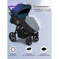 Коляска прогулочная «книга» Sweet Baby Contente Plus Basic (темно-зеленый) - Превью изображения №21 — Интернет-магазин ПроЗаказ