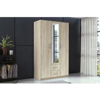 Шкаф распашной Anrex Romana 3D2SZ (дуб сонома) - Превью изображения №3 — Интернет-магазин ПроЗаказ