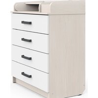 Детский комод Атон Мебель Marvin (бодяга светлый/белый) - Превью изображения №3 — Интернет-магазин ПроЗаказ