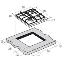 Варочная панель ZUGEL ZGH601X - Превью изображения №11 — Интернет-магазин ПроЗаказ