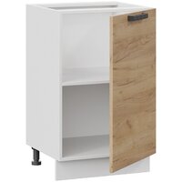 Шкаф напольный Трия Детройт 1Н5 (белый/дуб крафт золотой) - Превью изображения №5 — Интернет-магазин ПроЗаказ