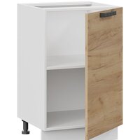 Шкаф напольный Трия Детройт 1Н5 (белый/дуб крафт золотой) - Превью изображения №3 — Интернет-магазин ПроЗаказ