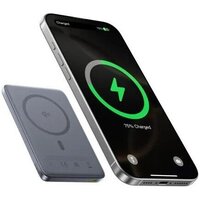 Внешний аккумулятор Baseus PicoGo AM41 Ultra-Slim Qi2 Magnetic Power Bank 10000mAh (серый) - Превью изображения №3 — Интернет-магазин ПроЗаказ