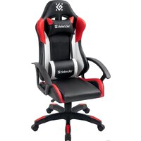 Игровое (геймерское) кресло Defender Crater (черный/белый/красный) - Превью изображения №2 — Интернет-магазин ПроЗаказ