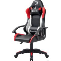 Игровое (геймерское) кресло Defender Crater (черный/белый/красный) - Превью изображения №4 — Интернет-магазин ПроЗаказ