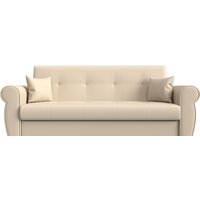 Диван Лига диванов Лига-019 118380 (экокожа, бежевый/подушки бежевый) - Превью изображения №2 — Интернет-магазин ПроЗаказ