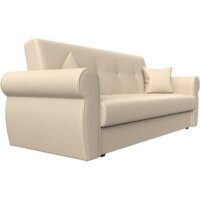 Диван Лига диванов Лига-019 118380 (экокожа, бежевый/подушки бежевый) - Превью изображения №4 — Интернет-магазин ПроЗаказ