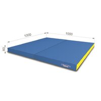 Cпортивный мат Romana 5.013.06 (голубой/желтый) - Превью изображения №8 — Интернет-магазин ПроЗаказ