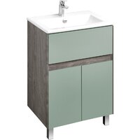 Акватон Тумба с умывальником Форест 60 1A2782K0FR9C0 (дуб рошелье/сумеречный голубой)