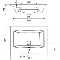  Акватон Тумба с умывальником Форест 60 1A2782K0FR9C0 (дуб рошелье/сумеречный голубой) - Превью изображения №13 — Интернет-магазин ПроЗаказ