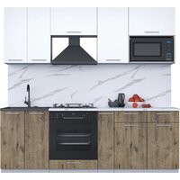 Интерлиния Мила 2.2 ВТ (белый платинум/дуб веллингтон/белый гранит)