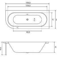 Ванна Lauter Bliss 160х75 P 21201062P - Превью изображения №28 — Интернет-магазин ПроЗаказ