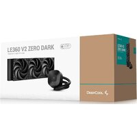 Система жидкостного охлаждения для процессора DeepCool LE360 V2 Zero Dark R-LE360ZERO-BKLNMD-G-1 - Превью изображения №4 — Интернет-магазин ПроЗаказ