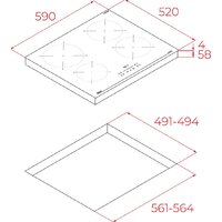 Варочная панель TEKA IBC 64110 SSM BK - Превью изображения №6 — Интернет-магазин ПроЗаказ