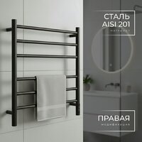 Полотенцесушитель Wellerein LD0109 (50x60, черный) - Превью изображения №3 — Интернет-магазин ПроЗаказ