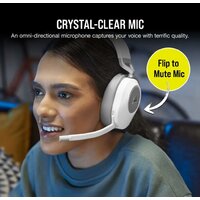Наушники Corsair HS65 Wireless V2 (белый) - Превью изображения №7 — Интернет-магазин ПроЗаказ