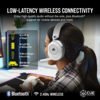 Наушники Corsair HS65 Wireless V2 (белый) - Превью изображения №4 — Интернет-магазин ПроЗаказ