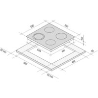 Варочная панель Krona Orsa 60 BL - Превью изображения №2 — Интернет-магазин ПроЗаказ