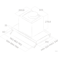 Кухонная вытяжка Elica Box In Plus IXGL/A/120 PRF0097797A - Превью изображения №3 — Интернет-магазин ПроЗаказ