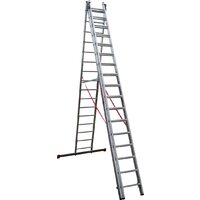 Лестница-стремянка Новая высота NV 323 трёхсекционная усиленная 3x17 ступеней - Превью изображения №12 — Интернет-магазин ПроЗаказ