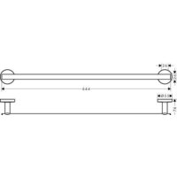 Держатель для полотенца Hansgrohe Logis UA 41716000 - Превью изображения №2 — Интернет-магазин ПроЗаказ