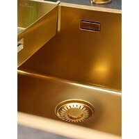Кухонная мойка Reginox New York 50x40 (L) OKG Comfort Gold Flax R35160 - Превью изображения №2 — Интернет-магазин ПроЗаказ