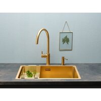 Кухонная мойка Reginox New York 50x40 (L) OKG Comfort Gold Flax R35160 - Превью изображения №3 — Интернет-магазин ПроЗаказ