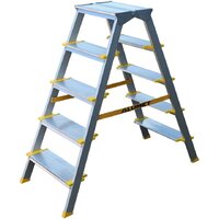 Лестница-стремянка Алюмет ASD 5205 (2х5 ступеней) - Превью изображения №1 — Интернет-магазин ПроЗаказ