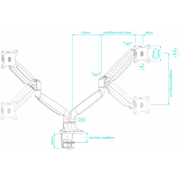 Кронштейн для монитора Onkron G200B - Превью изображения №11 — Интернет-магазин ПроЗаказ