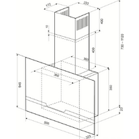 Кухонная вытяжка Krona Domenika 600 blackboard S - Превью изображения №4 — Интернет-магазин ПроЗаказ