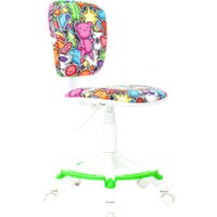 Бюрократ CH-W204/F (пластик белый/маскарад)