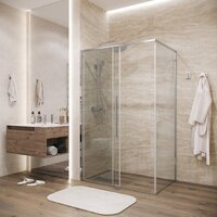 Душевая стенка Grossman Galaxy 90x195 200.K33.01.90.10.00 (хром/стекло прозрачное) - Превью изображения №7 — Интернет-магазин ПроЗаказ