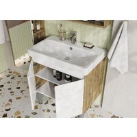  Акватон Тумба с умывальником Сканди Doors 70 1A2789K0SDZ90 (белый/дуб рустикальный) - Превью изображения №8 — Интернет-магазин ПроЗаказ