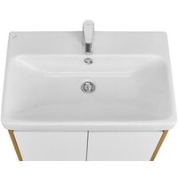  Акватон Тумба с умывальником Сканди Doors 70 1A2789K0SDZ90 (белый/дуб рустикальный) - Превью изображения №2 — Интернет-магазин ПроЗаказ