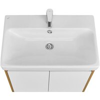  Акватон Тумба с умывальником Сканди Doors 70 1A2789K0SDZ90 (белый/дуб рустикальный) - Превью изображения №4 — Интернет-магазин ПроЗаказ