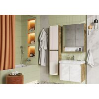  Акватон Тумба с умывальником Сканди Doors 70 1A2789K0SDZ90 (белый/дуб рустикальный) - Превью изображения №7 — Интернет-магазин ПроЗаказ