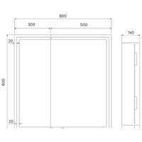  IDDIS Шкаф с зеркалом Zodiac ZOD8000i99 - Превью изображения №11 — Интернет-магазин ПроЗаказ