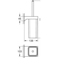 Ершик для унитаза Grohe Grohe 40857000 - Превью изображения №2 — Интернет-магазин ПроЗаказ