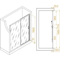 Душевая дверь RGW PA-017B R 350801717-24 - Превью изображения №6 — Интернет-магазин ПроЗаказ