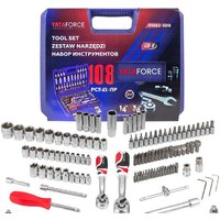Универсальный набор инструментов Yataforce YF-41082-5DS (108 предметов) - Превью изображения №2 — Интернет-магазин ПроЗаказ